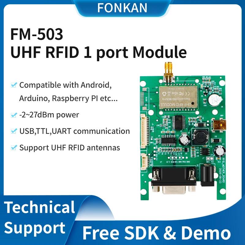 Fonkan UHF RFID  Ÿ  TTL UART , ׼  ȵ̵ SDK, 1 Ʈ ׳ , 860-960Mhz